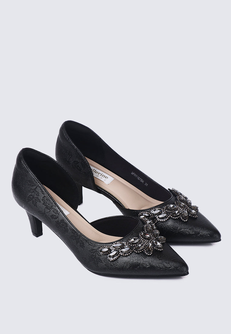Mirelle Comfy Heels In Black