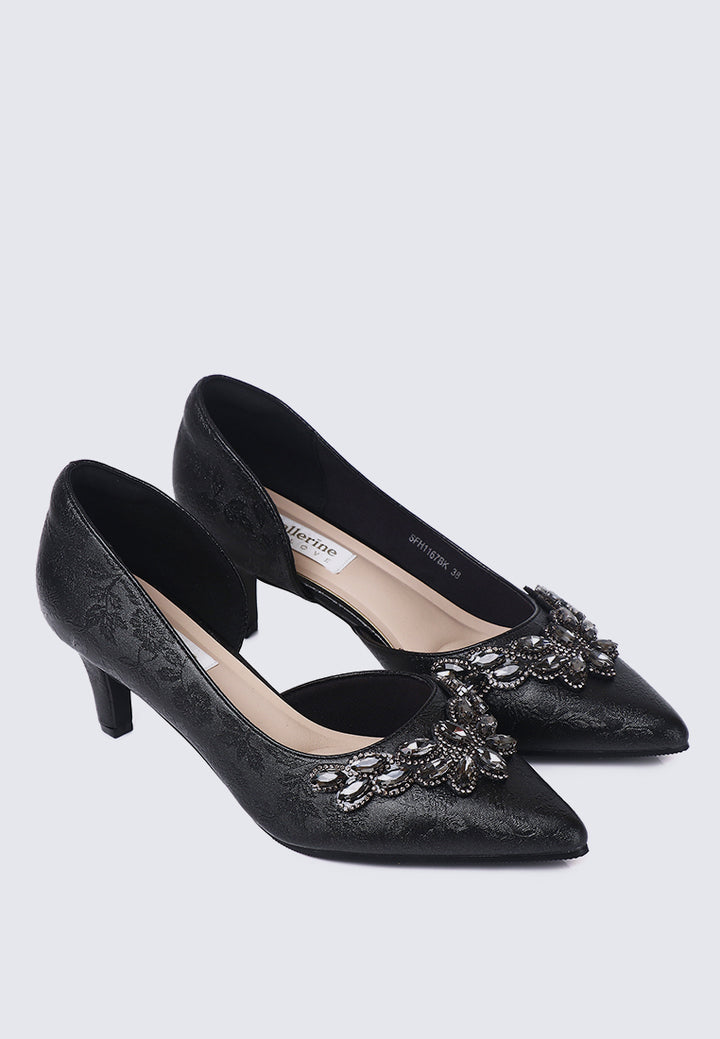 Mirelle Comfy Heels In Black