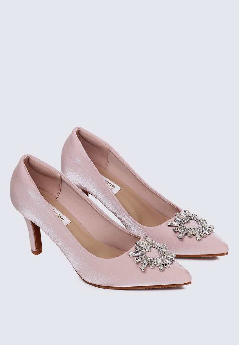 Heartina Comfy Heels In In Pink