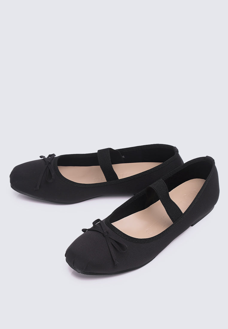 Eleanee Comfy Ballerina In Black