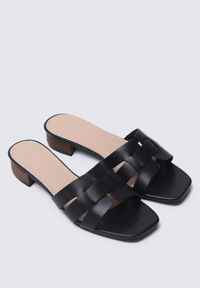 Isla Comfy Sandals In Black