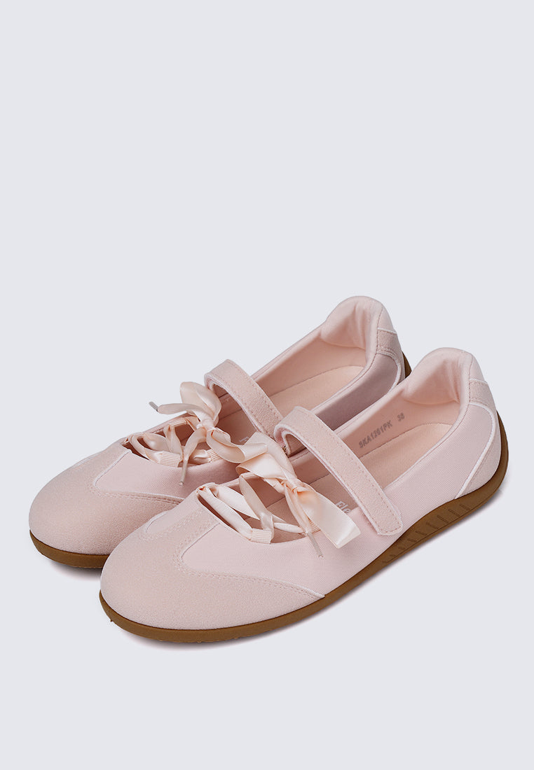Luluna Comfy Ballet Sneakers In Pink