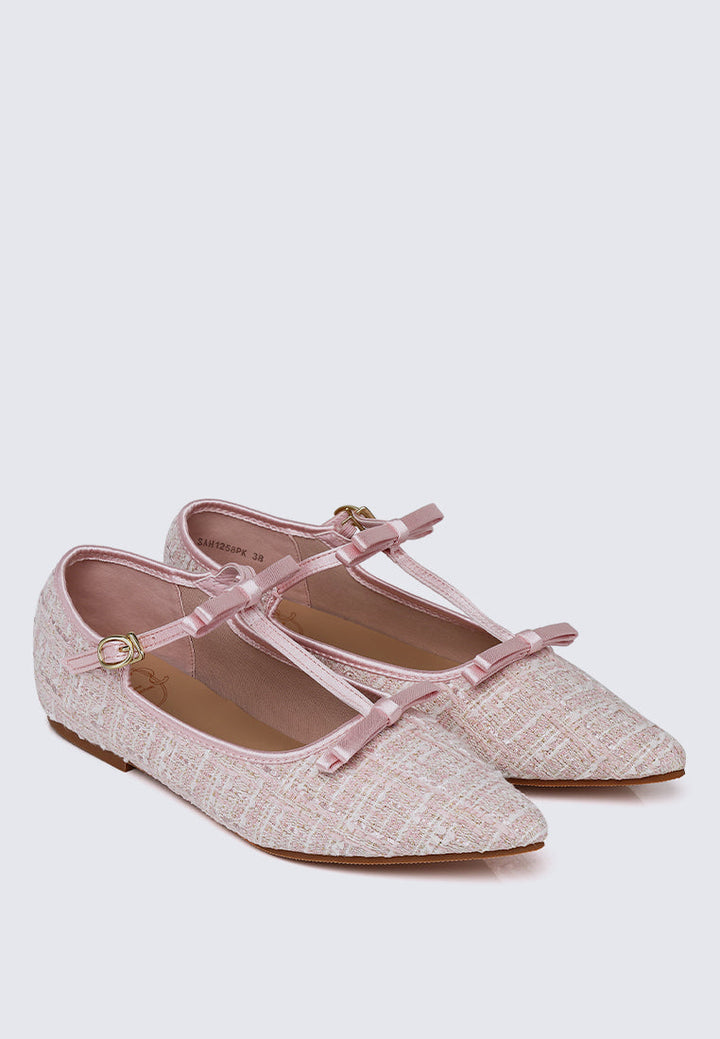 Adelaide Comfy Ballerina In Pink
