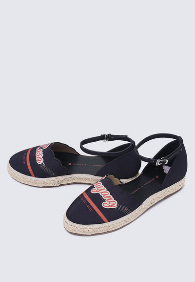 Rasa Sayang Comfy Espadrilles In Black