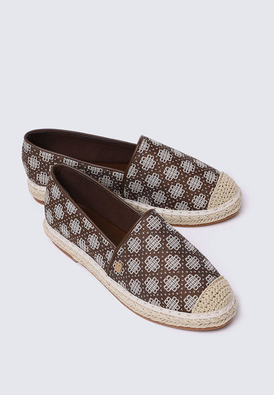 Salsya Comfy Espadrilles In Espresso