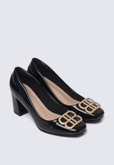 Phyllis Comfy Heels In Black
