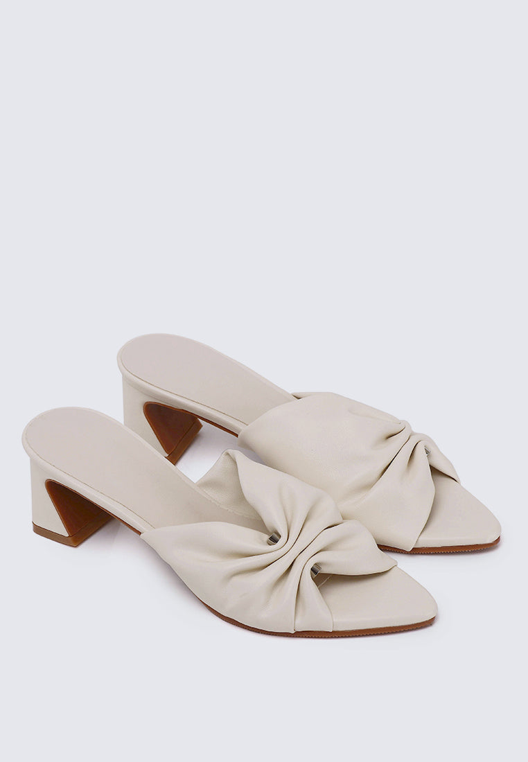 Kailia Comfy Heels In Beige