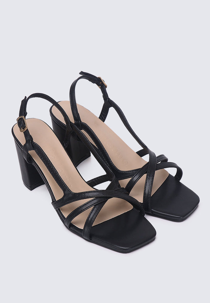 Sooya Comfy Heels In Black