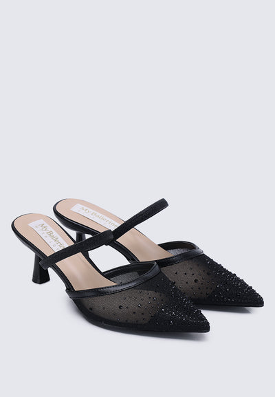 Amelia Comfy Heels In Black