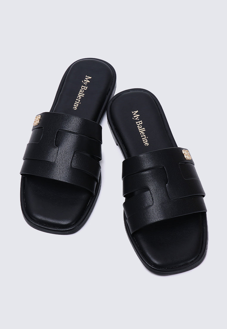 Bobi Comfy Sandal In Black