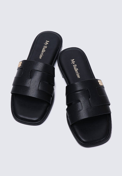 Bobi Comfy Sandal In Black