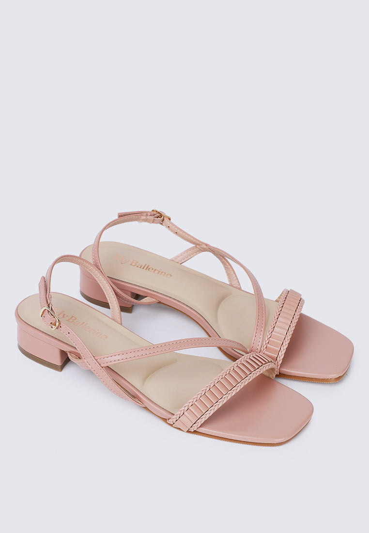 Shereen Comfy Sandals In Nude