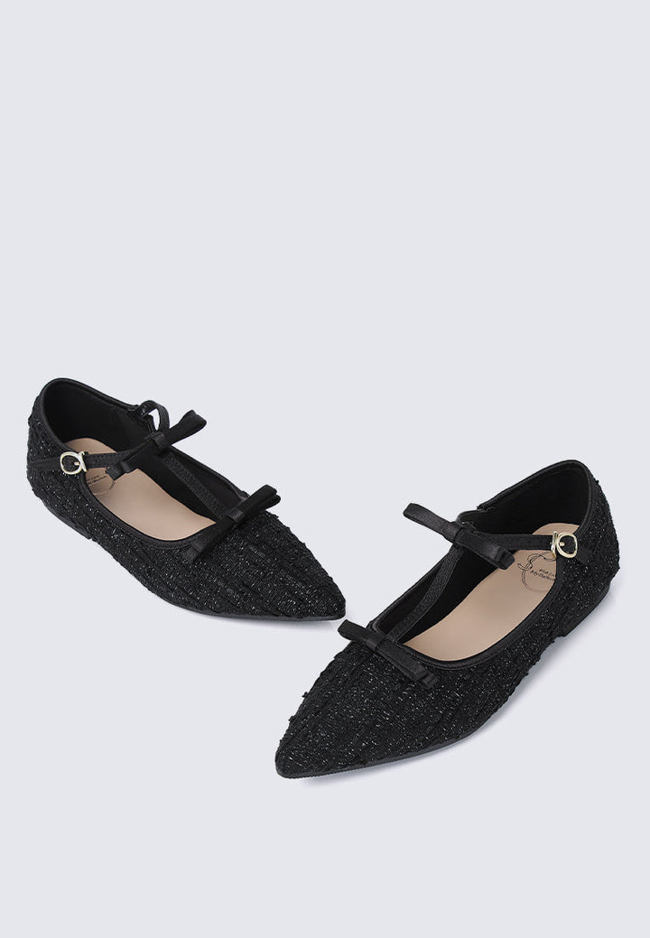 Adelaide Comfy Ballerina In Black