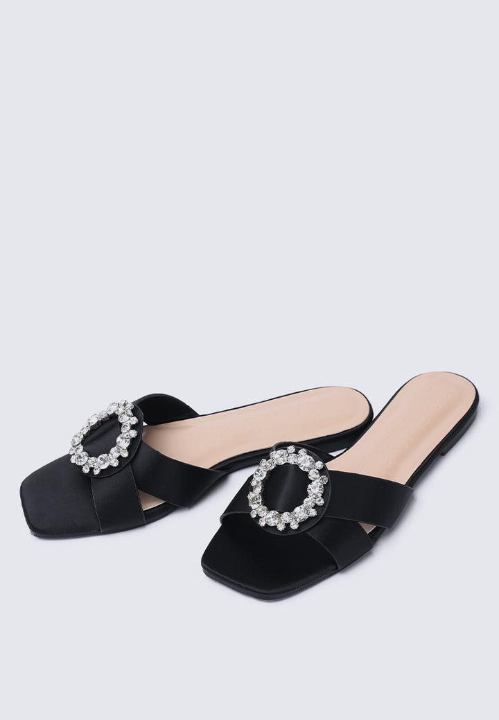 Charlie Comfy Sandals In Black