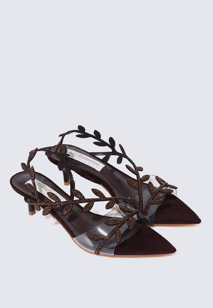 Elysian Comfy Heels In Espresso