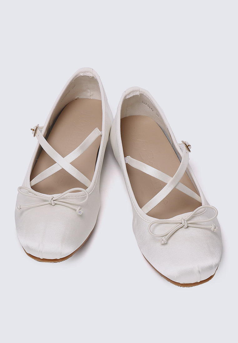 Erino Comfy Ballerina In Beige