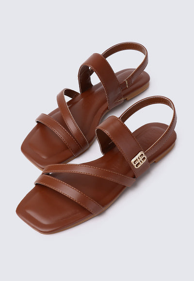 Bellissa Comfy Sandals In Brown