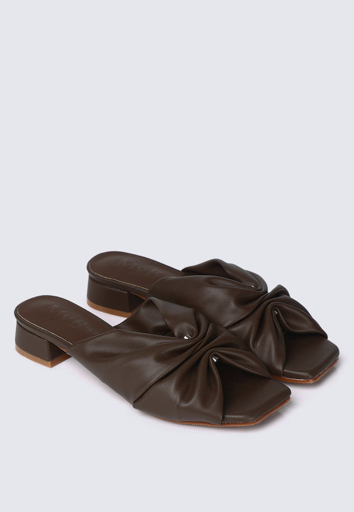 Sia Comfy Sandals In Espresso