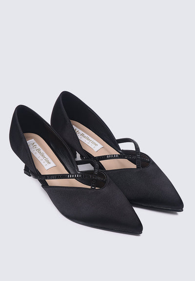 Whitney Comfy Heels In Black