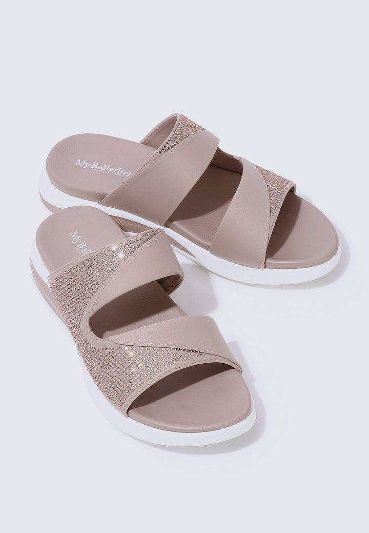 My Soft Steps Comfy Sandals In Nude