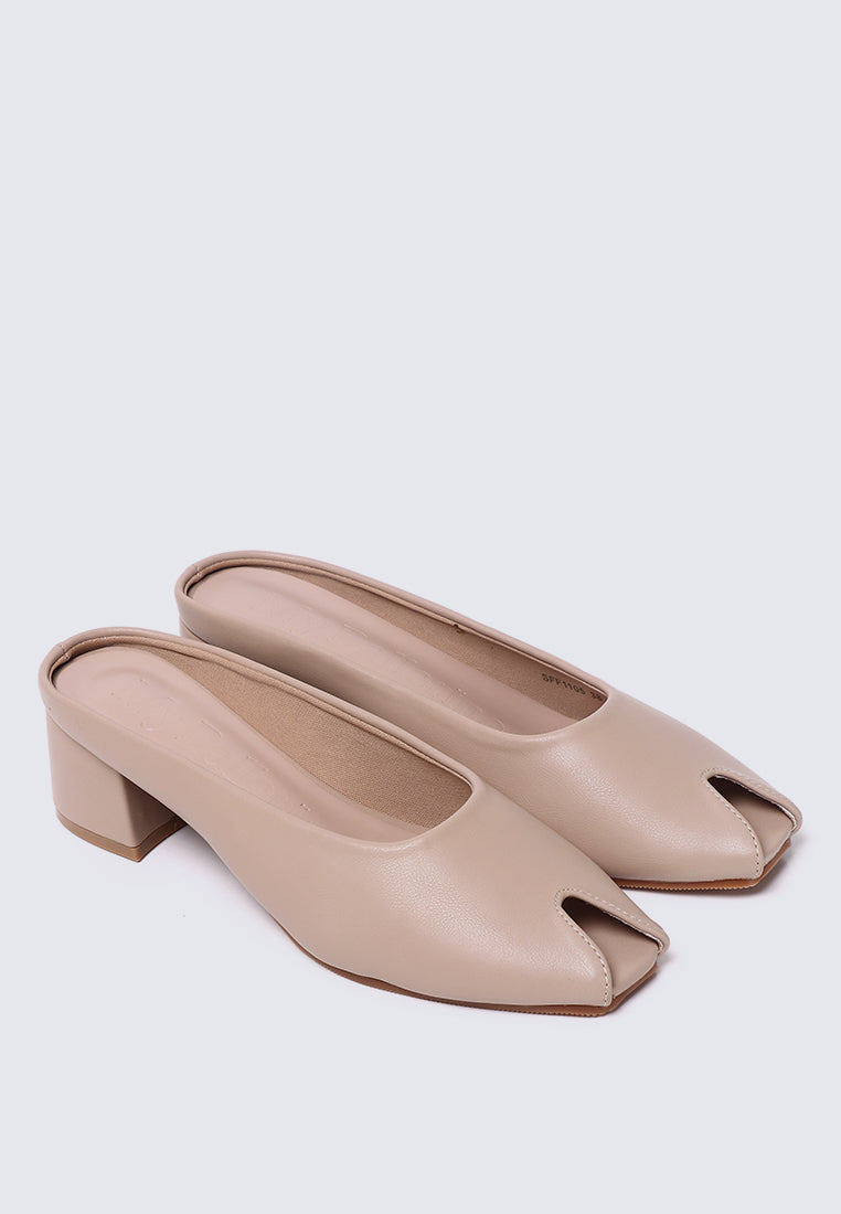 Lani Comfy Heels In Nude