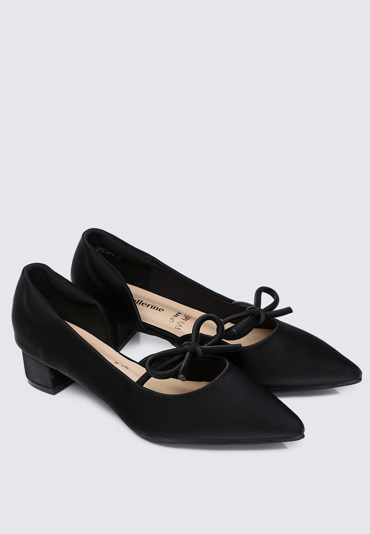 Vivienne Comfy Heels In Black