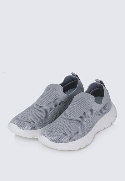 WalkEase Comfy Sneakers In Grey