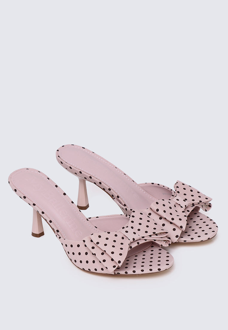 Polina Comfy Heels In Pink