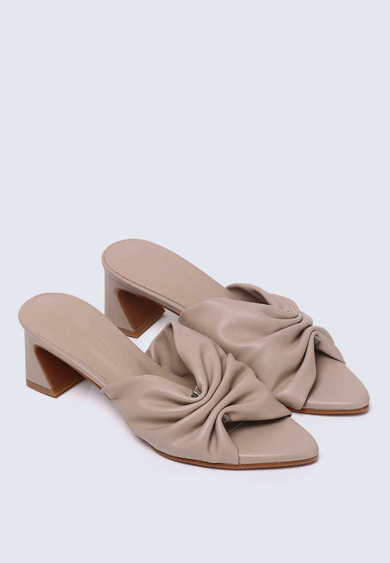 Kailia Comfy Heels In Nude