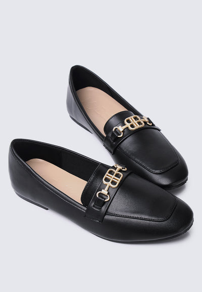 Britt Comfy Loafers In Black
