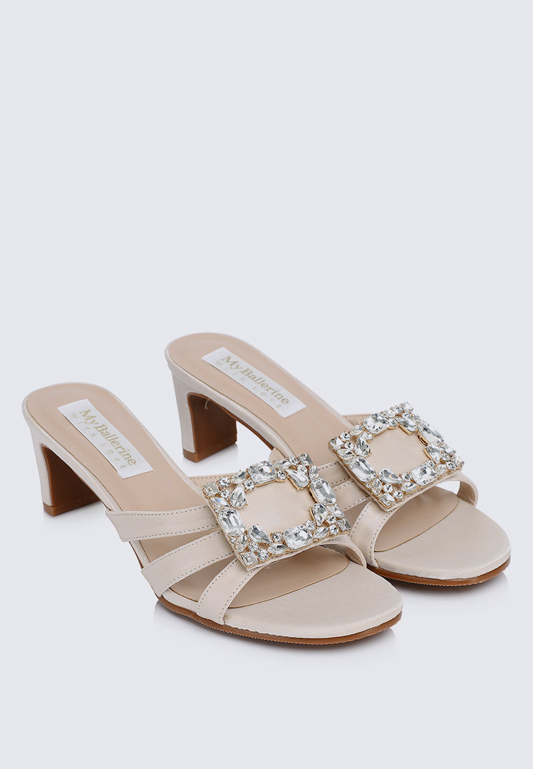 Kendra Comfy Heels In Nude