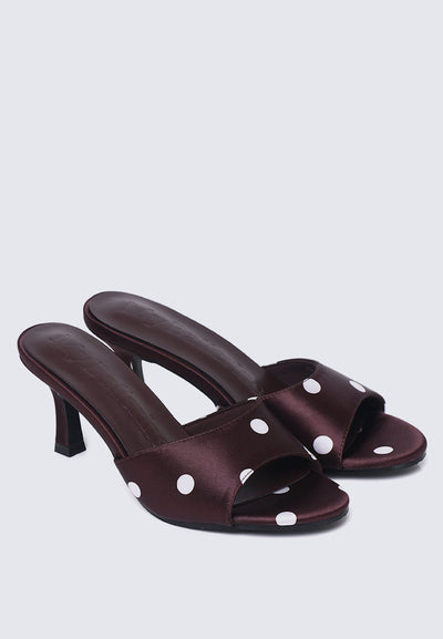 Noira Comfy Heels In Espresso