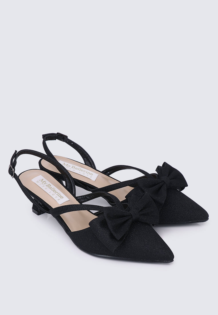 Viola Comfy Heels In Black