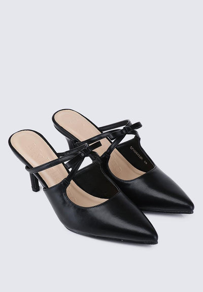 Levia Comfy Heels In Black