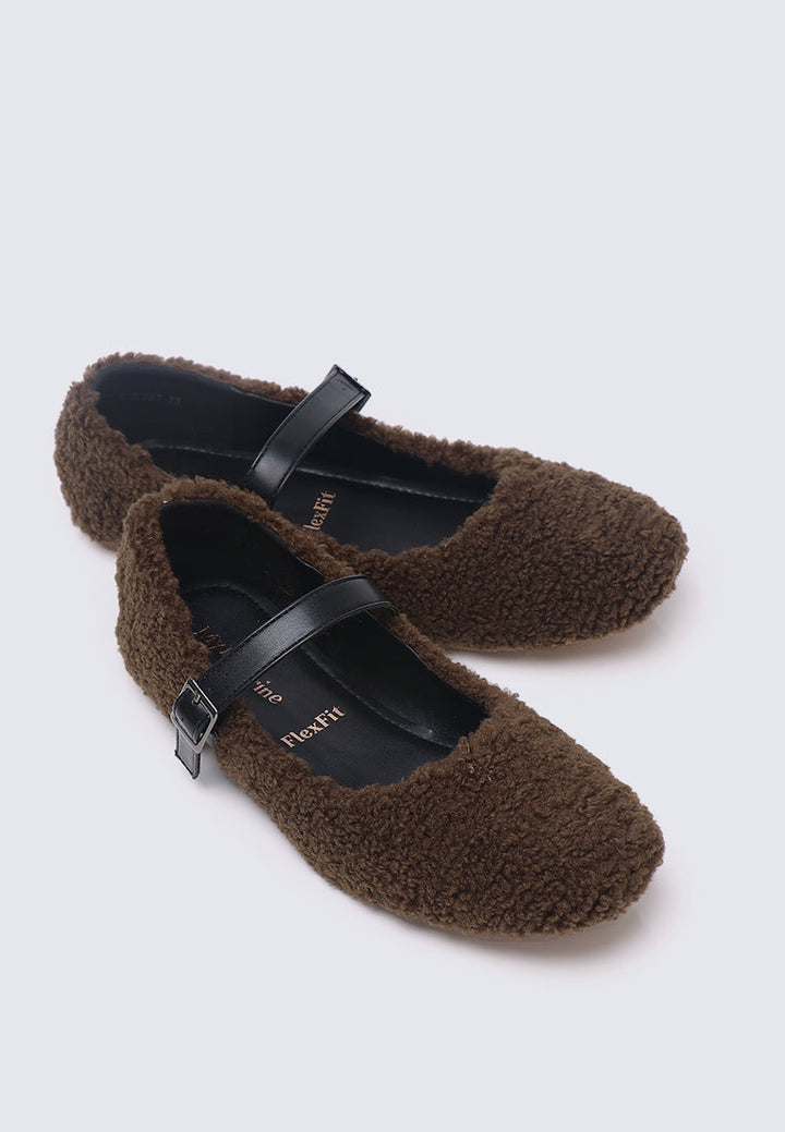Margot FlexFit Comfy Ballerina In Espresso