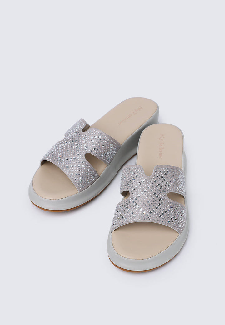 Gentle Feet Comfy Wedges In Grey