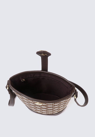 Liyana Crossbody Bag In Espresso