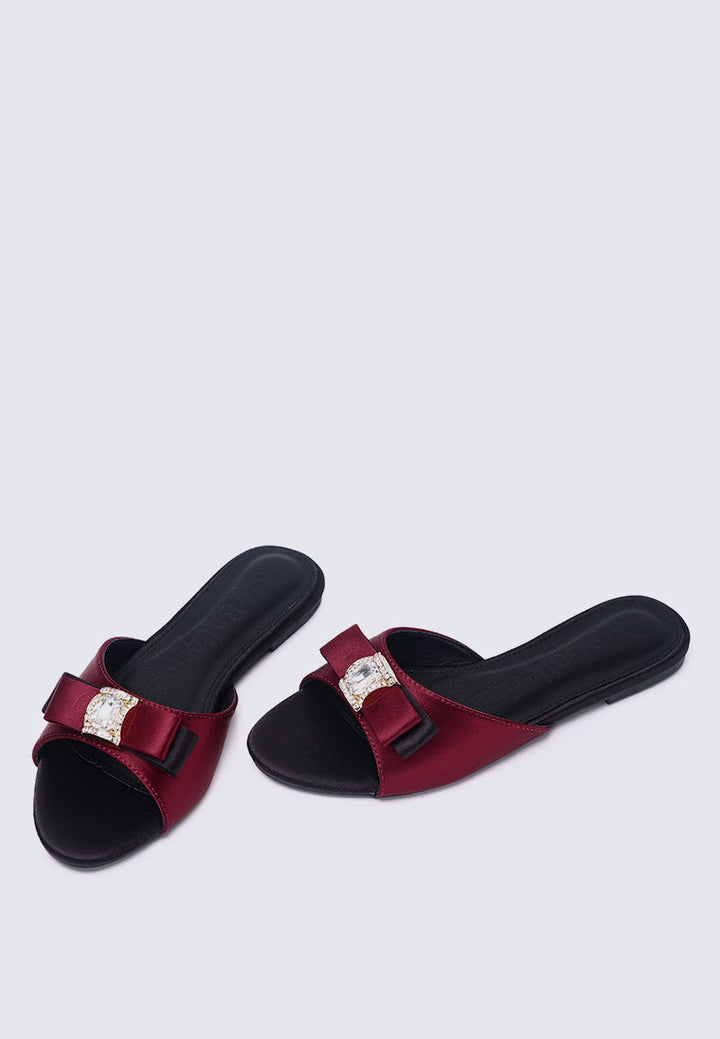 Bowelle Comfy Sandals In Maroon
