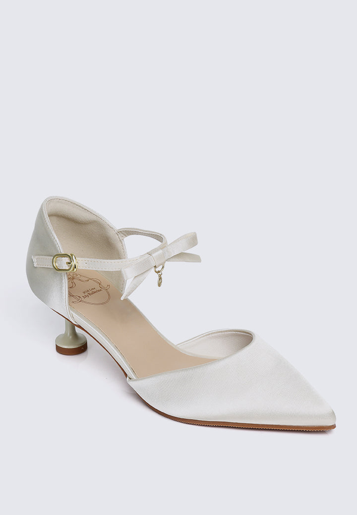 Eloice Comfy Heels In Beige