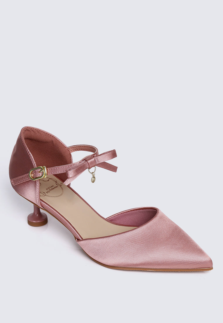 Eloice Comfy Heels In Pink