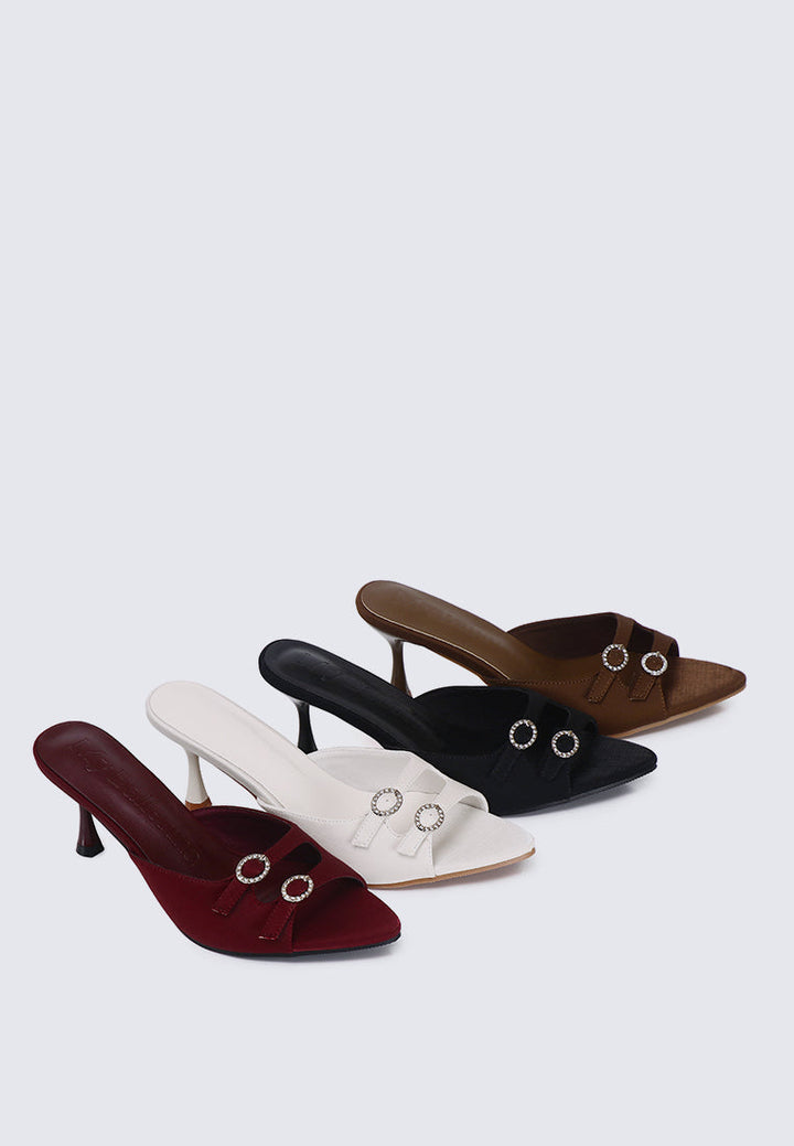 Vivara Comfy Heels In Coffee