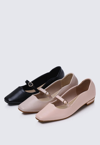 Romans' Cupid Comfy Ballerina In Nude