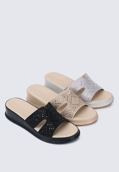 Gentle Feet Comfy Wedges In Nude