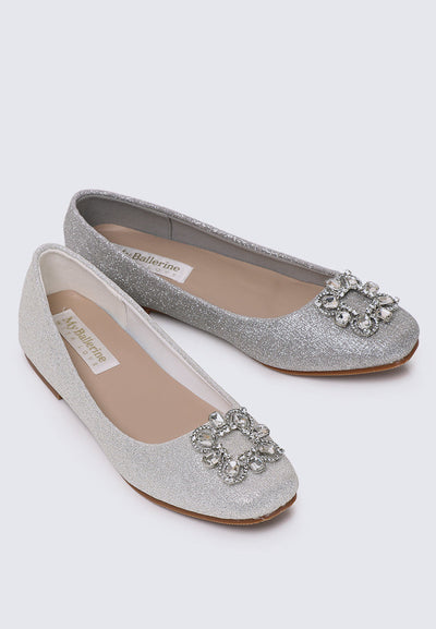 Maribel Comfy Ballerina In Ivory