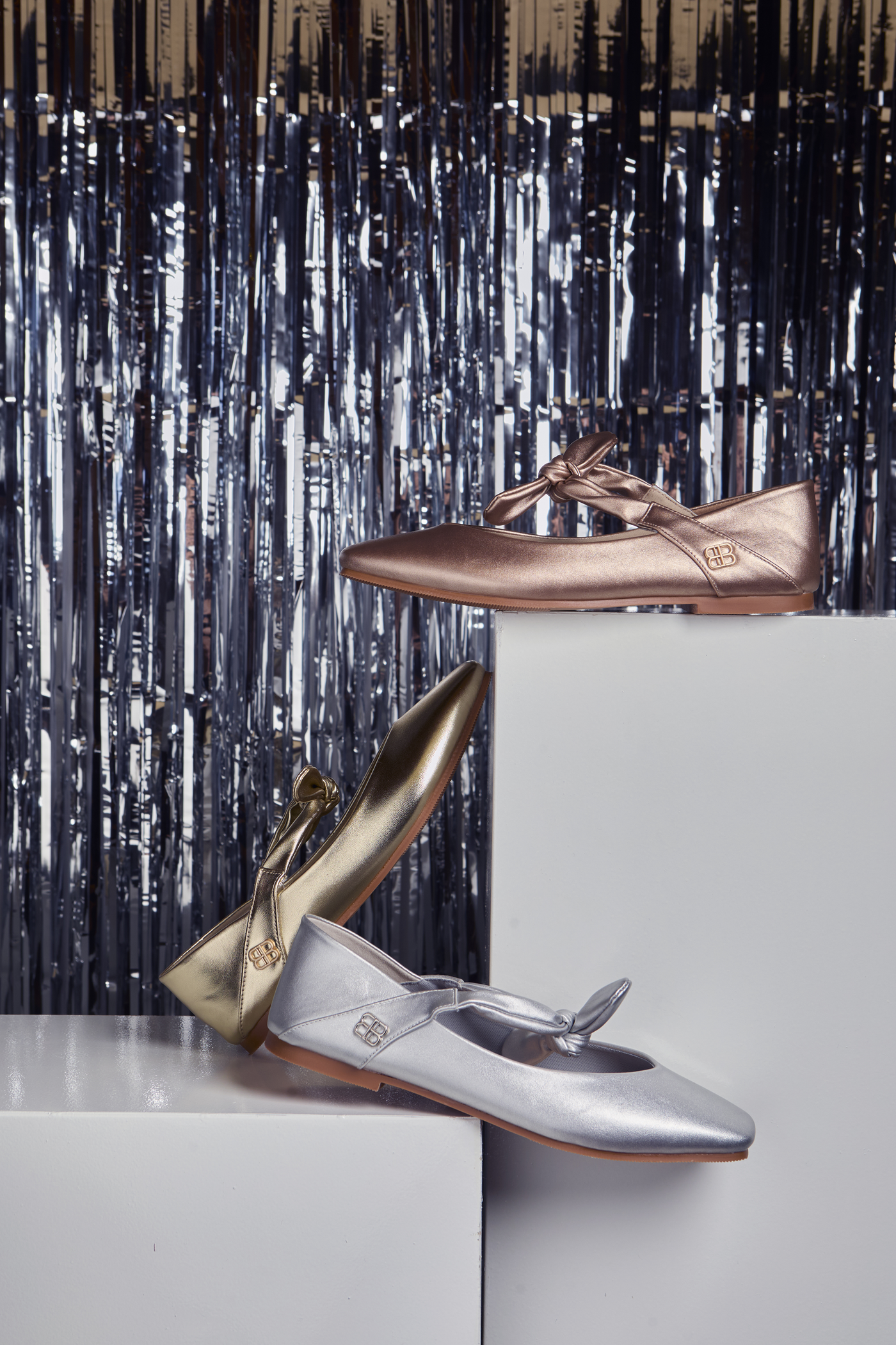 Brenee Comfy Ballerina In Silver