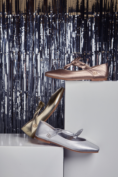 Brenee Comfy Ballerina In Silver