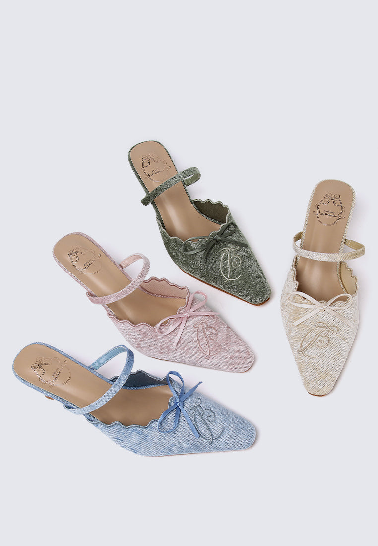 Lisbeth Comfy Heels In Green