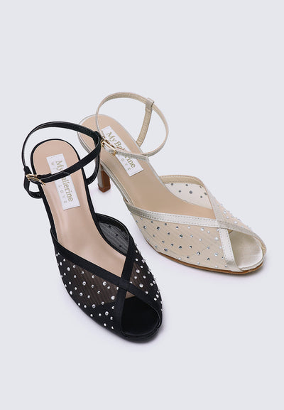 Ravenna Comfy Heels In Nude