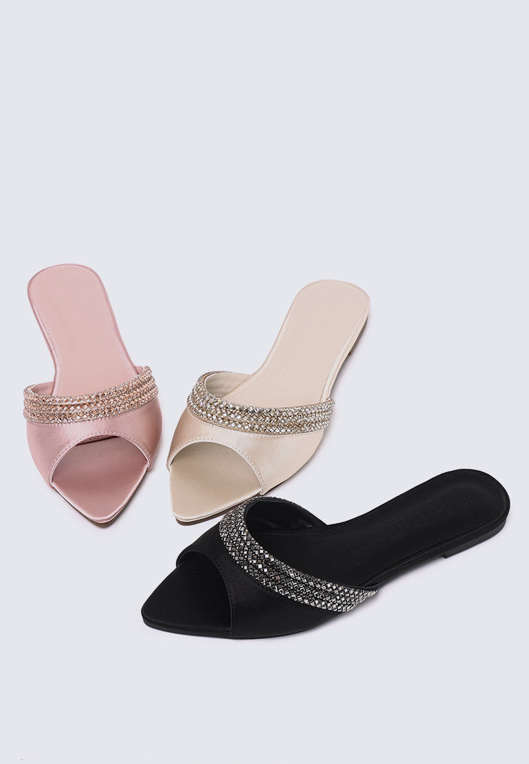 Astra Comfy Sandals In Black
