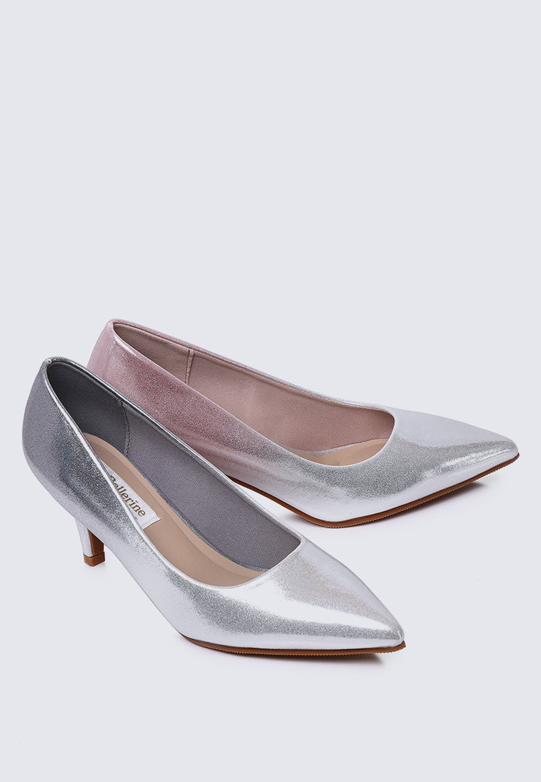 Maureen Comfy Pumps In Silver